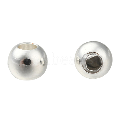 Rack Plating Brass Round Spacer Beads KK-I601-3mm-S-RS-1