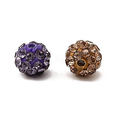 Pave Disco Ball Beads RB-Q195-A6mm-M-1