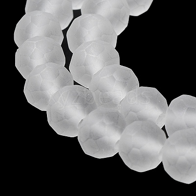Transparent Glass Beads Strands EGLA-A034-T6mm-MD19-1