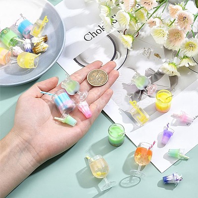 Resin Pendants CRES-SC0001-39-1