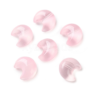 Baking Paint Transparent Glass Beads DGLA-F003-01-1