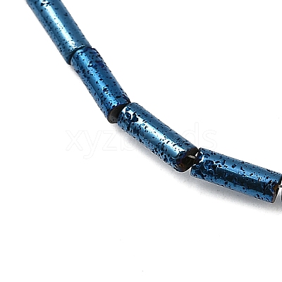 Electroplated Natural Lava Rock Beads Strands G-K388-03A-05-1