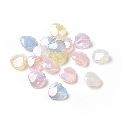 Electroplate Acrylic Beads OACR-A011-02-1