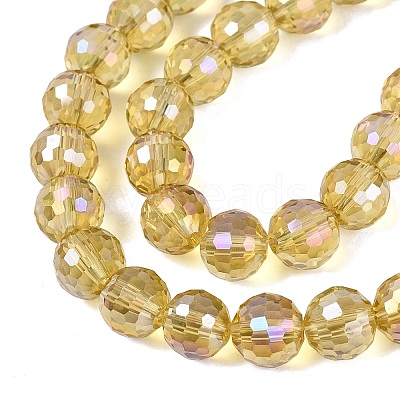 Transparent Glass Beads Strands GLAA-Q107-02A-06-1