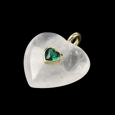 Natural Quartz Crystal Pendants X-G-C274-04I-1