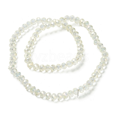 Electroplate Transparent Glass Beads Strands EGLA-A034-T2mm-T16-1