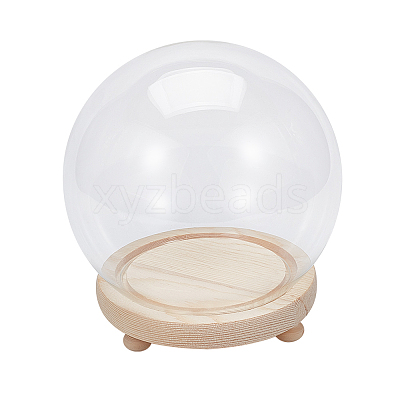 Glass Dome Cover AJEW-WH0401-76B-1