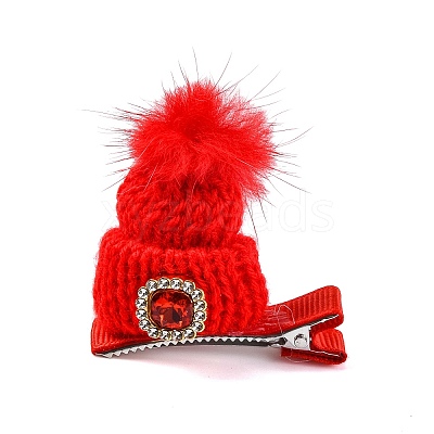 Christmas Party Hair Accessories AJEW-S088-09B-1