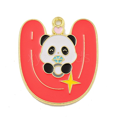 Alloy Enamel Pendants ENAM-H045-03LG-05-1