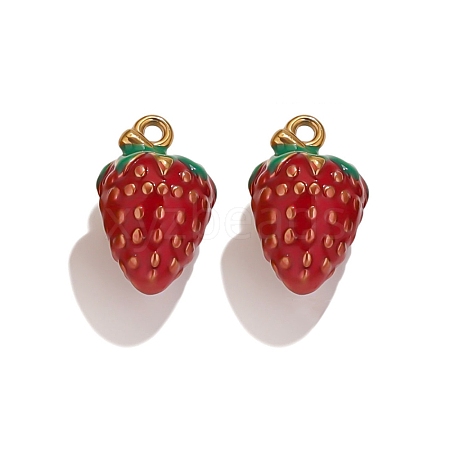 304 Stainless Steel Enamel Charms LS-STAS-P402-02D-01-1