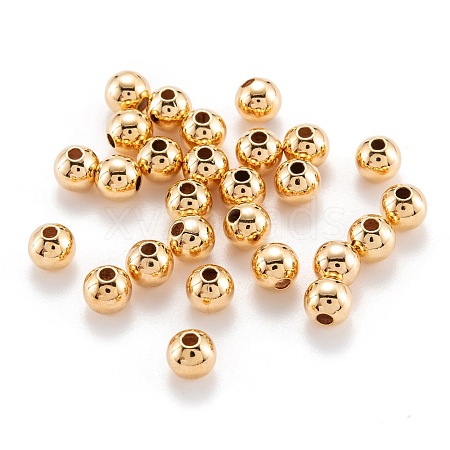 Brass Beads X-KK-F824-101D-G-1