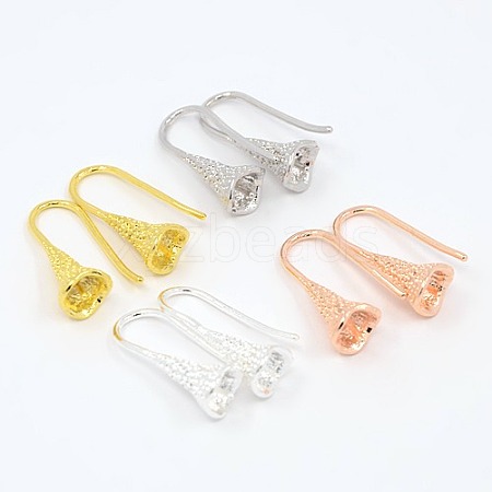 Brass Earring Hooks for Earring Design KK-M047-01-1