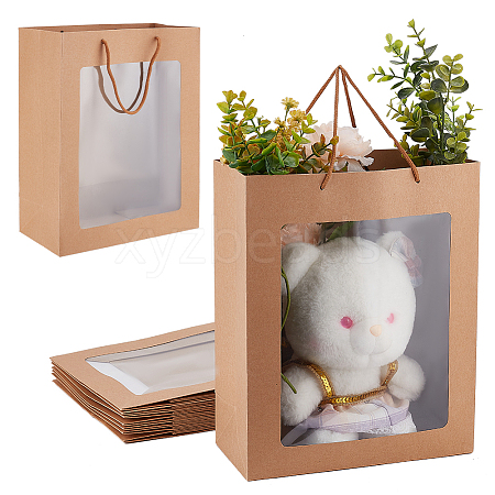 Kraft Paper Gift Bags ABAG-WH0044-36A-1