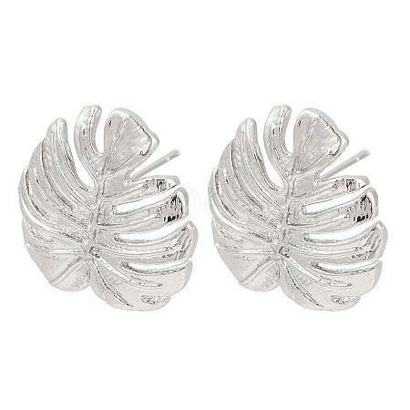 Brass Stud Earring Findings LS-KK-Z099-04P-03-1