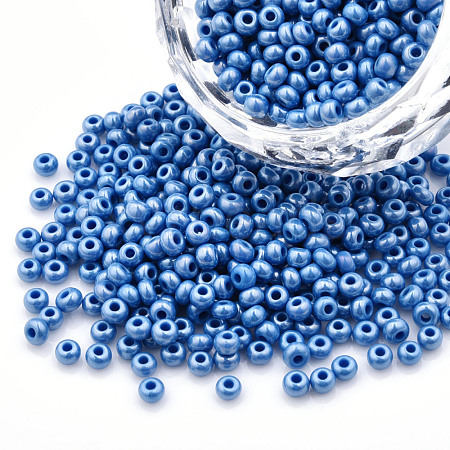 8/0 Czech Opaque Glass Seed Beads SEED-N004-003A-11-1