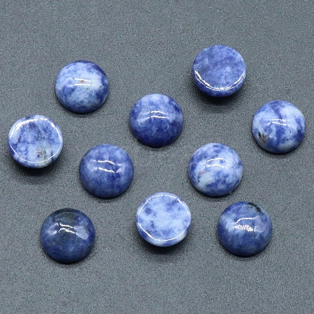 Natural Blue Spot Jasper Cabochons PW-WG51238-07-1