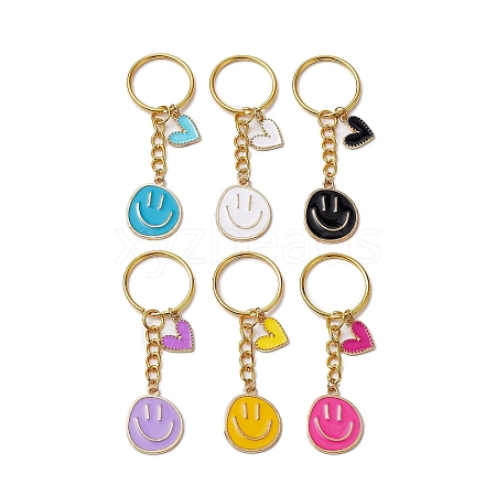 Alloy Enamel Charms Keychain KEYC-JKC00890-1