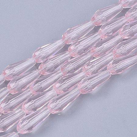 Transparent Glass Beads Strands GLAA-T009-004G-1