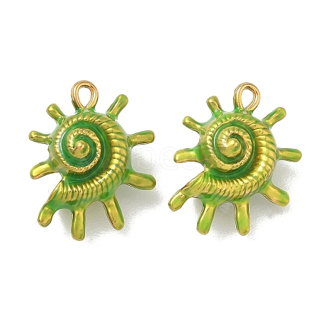 304 Stainless Steel Enamel Pendants STAS-L316-22G-01-1