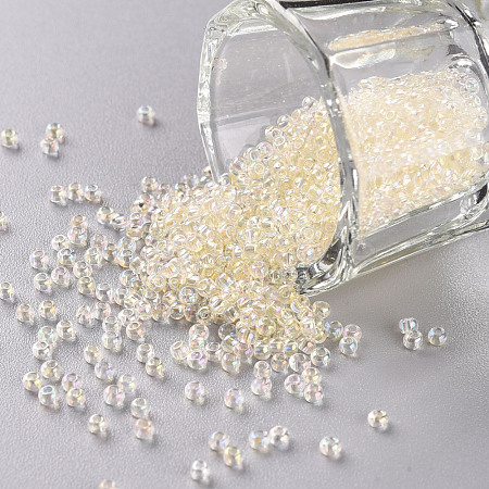 11/0 FGB Grade A Transparent Glass Seed Beads X-SEED-N001-E-301-1