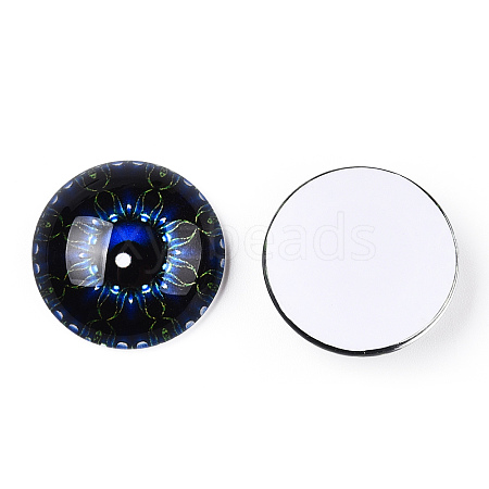 Glass Cabochons GGLA-T004-06I-1