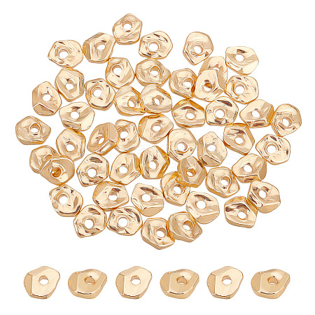 BENECREAT 50Pcs Brass  Beads KK-BC0010-55-1