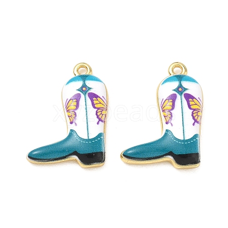 Printed Brass Pendants KK-CBA42CA-09G-06-1