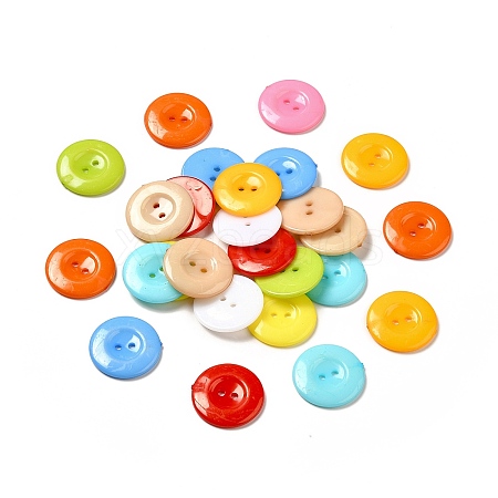 Acrylic Sewing Buttons for Costume Design BUTT-E087-C-M-1