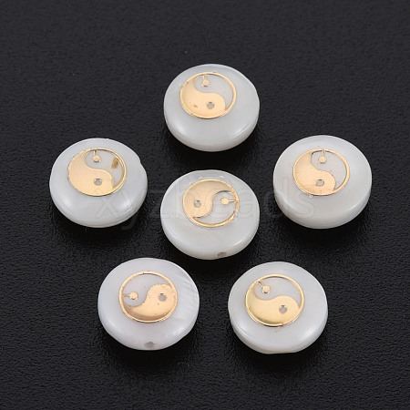 Natural Freshwater Shell Beads SHEL-S278-062-1