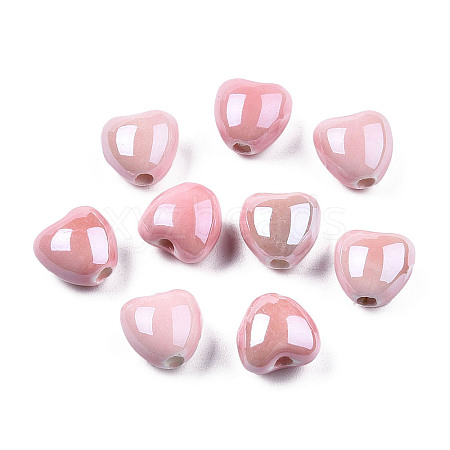 Pearlized Handmade Porcelain Beads PORC-T007-21-12-1