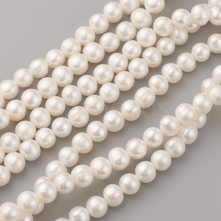Natural Cultured Freshwater Pearl Beads Strands PEAR-G007-27-01-1