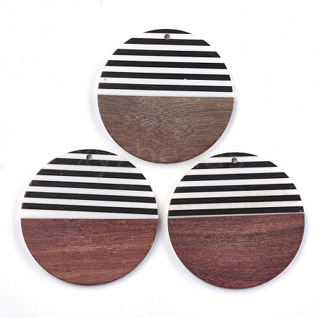 Resin & Wood Pendants RESI-T023-24A-1