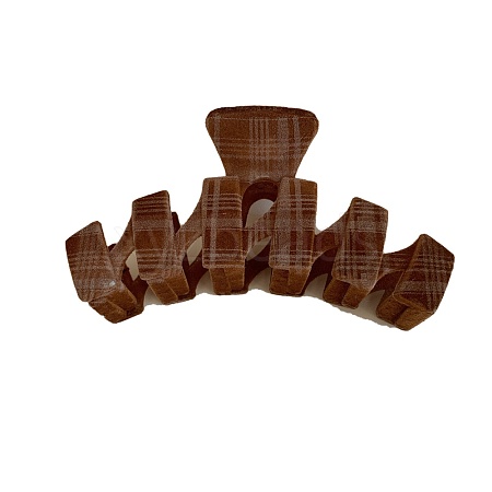 Korean Plaid Velvet Clip PW-WGD4141-02-1