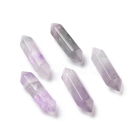 Natural Fluorite Double Terminal Pointed Pendants G-C007-02B-09-1