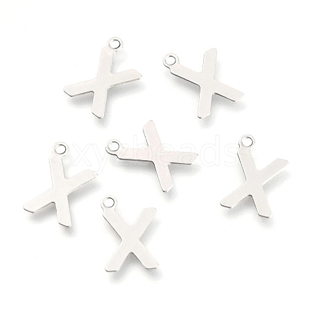 Non-Tarnish 201 Stainless Steel Charms X-STAS-C021-06P-X-1