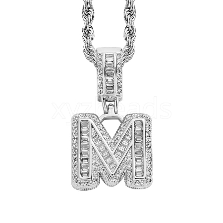 Brass Micro Pave Cubic Zirconia Pendants PW-WG3207D-26-1