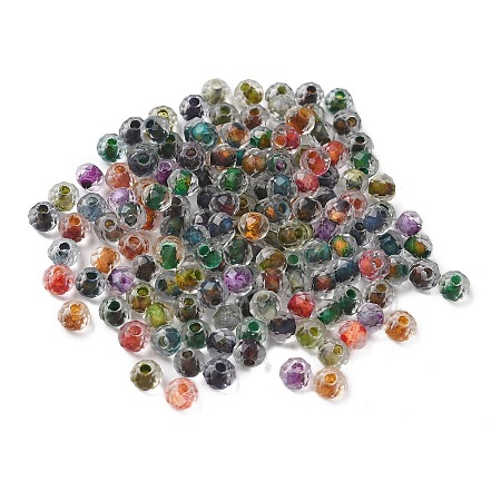 130Pcs 10G Transparent Glass Seed Beads GLAA-V001-07-1