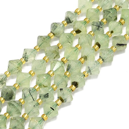 Natural Prehnite Beads Strands G-I376-B12-01-1