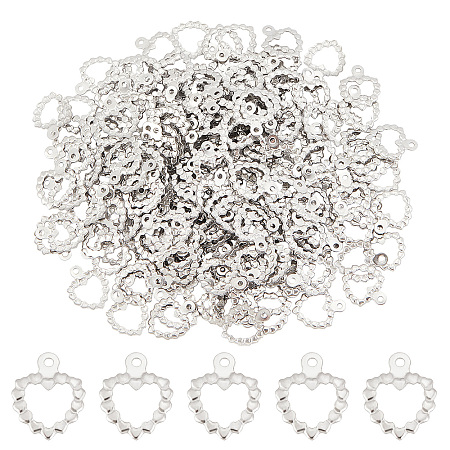 DICOSMETIC 200Pcs 304 Stainless Steel Open Charms STAS-DC0005-92-1