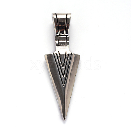 Triangle Pendulum 304 Stainless Big Steel Pendants STAS-L172-03AS-1