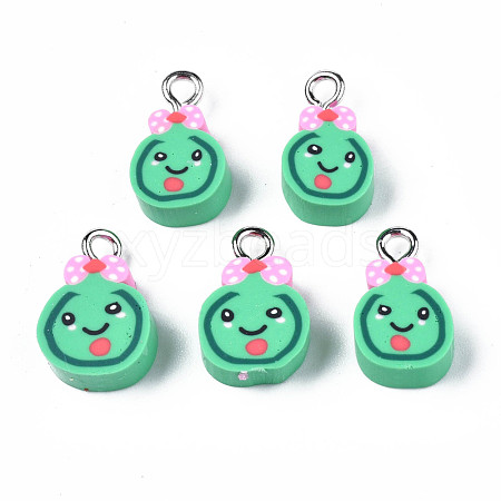 Imitation Food Handmade Polymer Clay Charms CLAY-N006-40-1