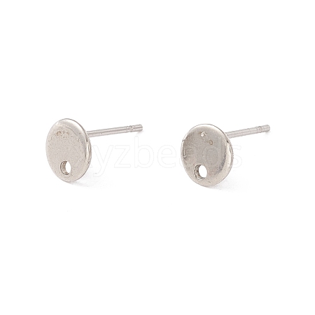 Non-Tarnish 201 Stainless Steel Stud Earring Findings STAS-P308-09A-P-1