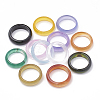 Natural Agate Rings RJEW-S042-04-B-2