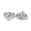 Alloy Crystal Rhinestone Pendants ALRI-H004-06P-2