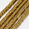 Electroplate Non-magnetic Synthetic Hematite Beads Strands G-J165-2mm-02-1