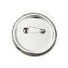 Flat Round Tinplate Safety Brooch Pin JEWB-J005-14B-P-2