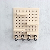 Plastic Wall Mounted Pegboard Miniature Ornaments PW-WG0707D-03-1