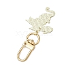 Alloy Enamel Dragon Pendant Decorations HJEW-JM02698-01-4