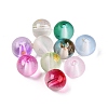 Frosted Baking Painted Glass Beads DGLA-N005-8mm-M-1