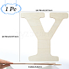 Letter Unfinished MDF Sheets WOOD-WH20012-008Y-2